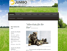 Tablet Screenshot of jumbo-zoo.de